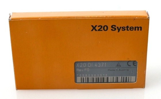 X20DI4371 B&amp;R X20 Mô-đun I/O 4 Đầu vào Kỹ thuật số 24 VDC cho Kết nối 3 dây