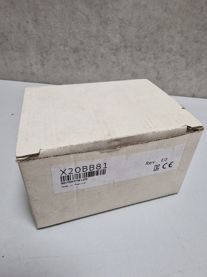 Đế xe buýt HỆ THỐNG X20BB81 B&R X20 với một khe cắm mở rộng