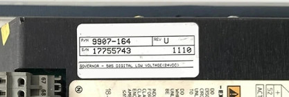 Woodward 9907-164 Digital Governor Turbine Control +24 Vdc tại 1 A 505 nền tảng