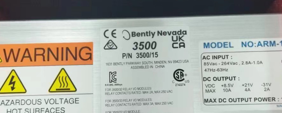 Bently Nevada 3500/15 106M1079-01 Cung cấp năng lượng