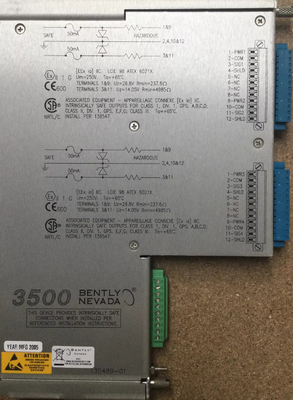 Bently Nevada 3500/42M-04-00 135489-01 Mô-đun I/O với hàng rào bên trong