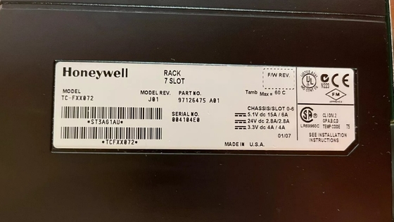 TC-FXX072 Honeywell 7 slot card rack chassis cho DCS module PLC module