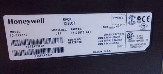 TC-FXX132 Honeywell Experion 13 Cửa sổ Chassis Rack Cho PLC Module Trong Sở