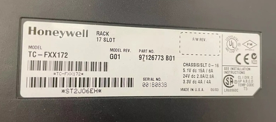 TC-FXX172 Honeywell Experion 17 Slot Rack Chassis For DCS Parts Mới hoàn toàn