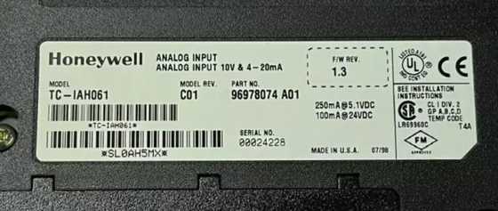 TC-IAH061 Honeywell Experion Mô-đun đầu vào tương tự Mô-đun PCL Trong kho