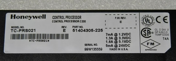 TC-PRS021 Honeywell Control Processor Module C200 Module DCS Parts PLC