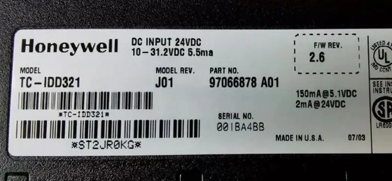 TC-IDD321 Trải nghiệm mô-đun PLC Honeywell C200 LS I/O Thông số kỹ thuật