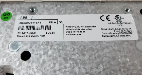 ABB TU844 3BSE021445R1 Đơn vị kết thúc mô-đun dư thừa Đơn vị kết thúc mô-đun PLC