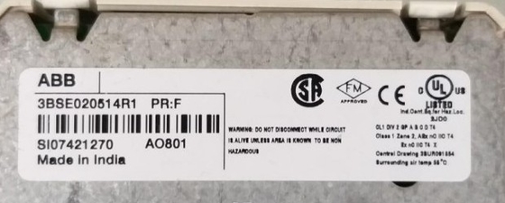 ABB AO801 3BSE020514R1 Mô-đun đầu ra tương tự 8 kênh