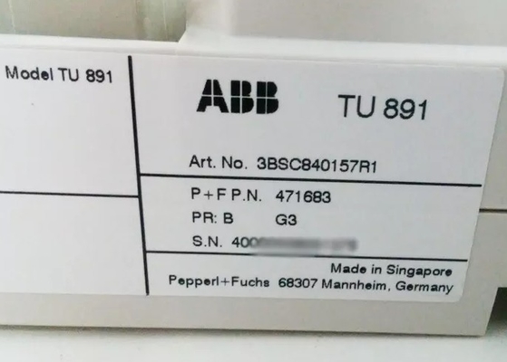ABB TU891 3BSC840157R1 Đơn vị kết thúc lắp đặt Mô-đun PLC