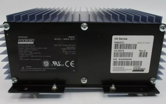 Foxboro P0922YU Cụ thể 200 Series nguồn cung cấp điện 24 V DC cho Standard 200 Series baseplates