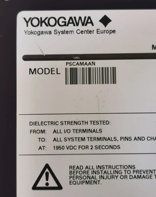 PSCAMAAN YOKOGAWA Nhà cung cấp Critical Analog Module I/O Signal PLC Module Automation Systems