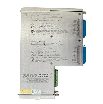 3500/42M-05-00 135489-02 Bently Nevada I / O Module với rào cản bên trong Kết thúc bên trong 2 X Prox / Accel