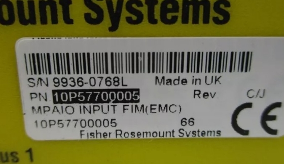 10P57700005 Emerson Interface Board Analog Input 16 Điểm 4-20 mA