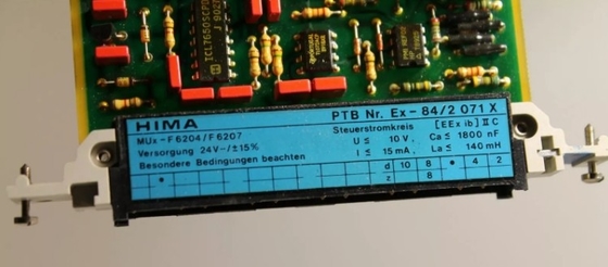 F6204 HIMA PLC Module Improve Efficiency Controller System Power Supply Module (HIMA PLC mô-đun cải thiện hiệu quả điều khiển hệ thống)