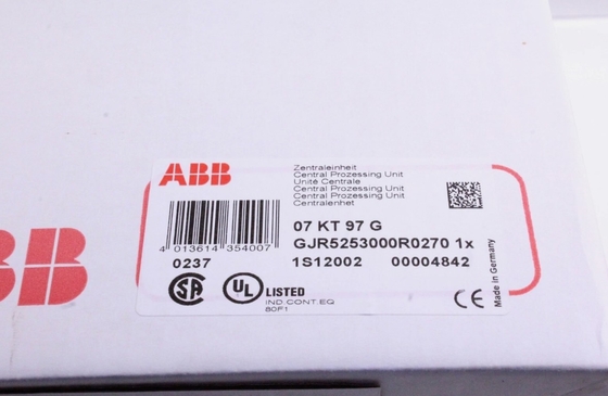 07KT97 GJR5253000R0270 ABB Central Processing Unit PLC Systems