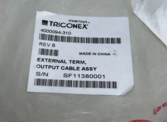 4000094-310 Invesys Triconex Cable