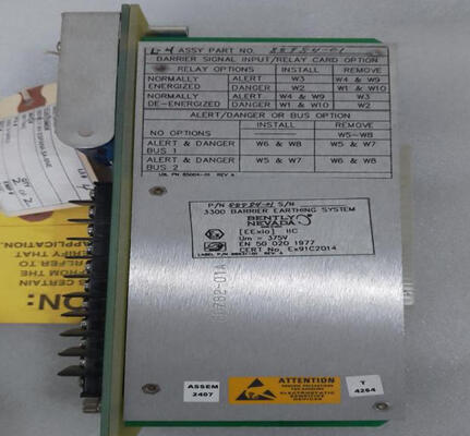 Bently Nevada 88984-01 Thẻ chuyển tiếp tín hiệu đầu vào rào cản nội bộ