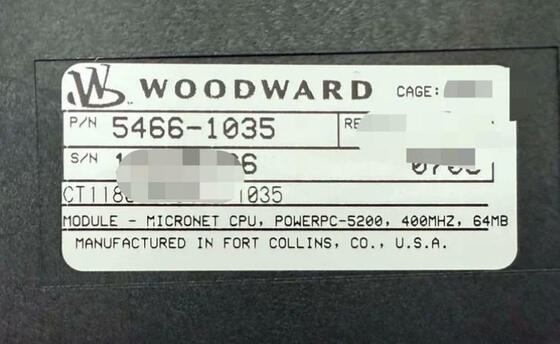 5466-1035 Woodward Micronet-CPU Module với nhiều giao diện truyền thông và cấu hình đơn giản hoặc dư thừa