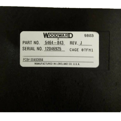 5464 843 Điều khiển mô-đun Woodward Hệ thống điều khiển phân tán PLC Dcs