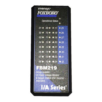 Fbm219 Fbm 219 Bộ phận Foxboro Kênh DCS Cách ly 32 Màn hình điện áp đầu vào P0914TR