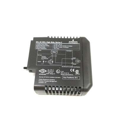 KJ3202X1-BA1 Emerson EPRO DeltaV Mô-đun đầu ra 24V mặt cao kết hợp I / O Đầu cuối Blk 12P2536X062