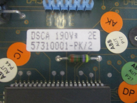 Mô-đun bộ xử lý truyền thông DSCA190V ABB Phụ tùng PLC 57310001-PK