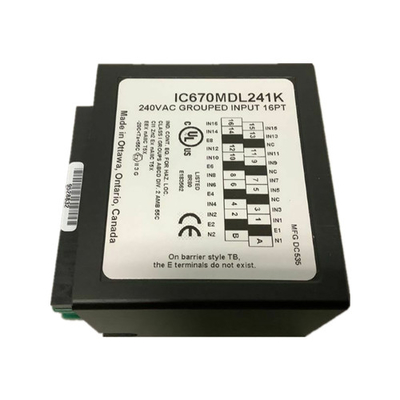 IC670MDL640 GE Fanuc GE Field I / O 24VDC Mô-đun đầu vào rời rạc Pos / Neg