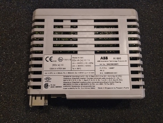 AI895 3BSC690086R1 ABB Đầu vào tương tự PLC IS HART 8 ch S800 I / O