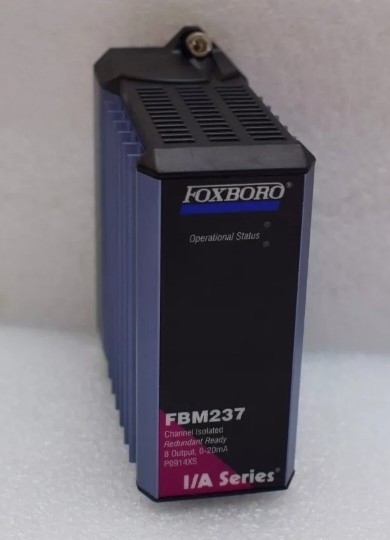 Foxboro FBM237 P0914XS Tám kênh đầu ra tương tự 0-20 mA Các tín hiệu tương thích điện với các thiết bị trường HART