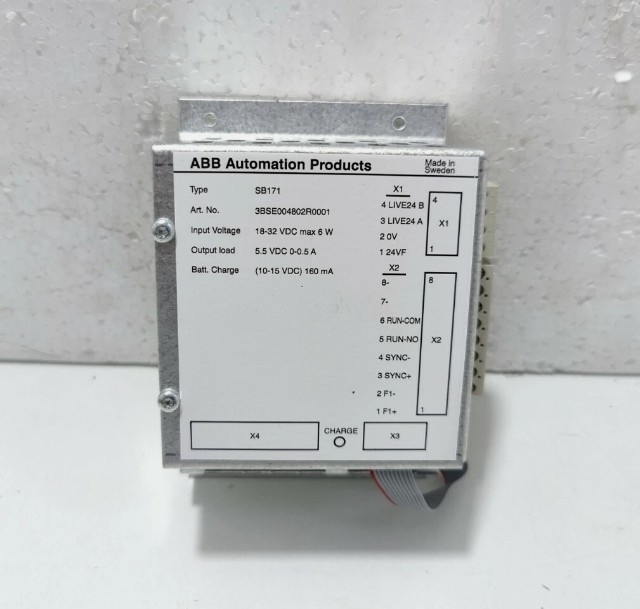 SB171 3BSE004802R1 ABB Cung cấp điện dự phòng 12V 4 Ah cho hệ thống điều khiển công nghiệp