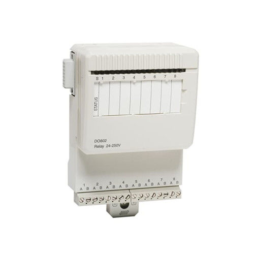 DO802 ABB Digital Output Relay 8ch 24-230V DC AC AC PLC Phụ tùng 3BSE022364R1