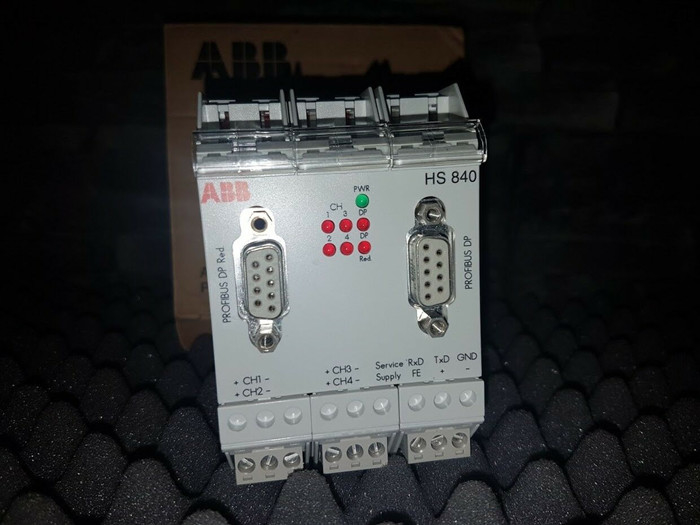 HS840 ABB PROFIBUS Thiết bị liên kết Trạm đầu 4 kênh với phụ tùng PLC dự phòng 3BDH000307R0101