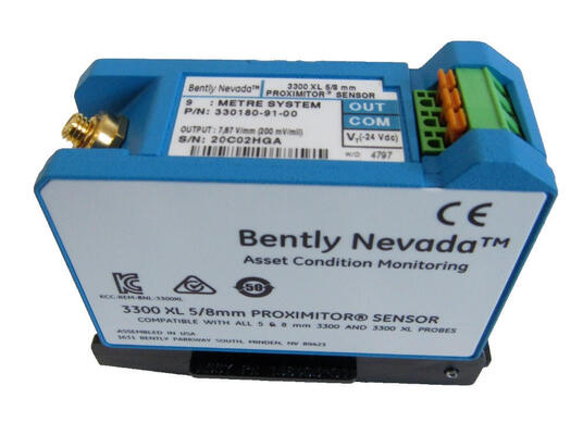 Bently Nevada 330180-91-00 3300 XL Proximitor Sensor để đo không tiếp xúc trong hệ thống cảm biến Eddy Current